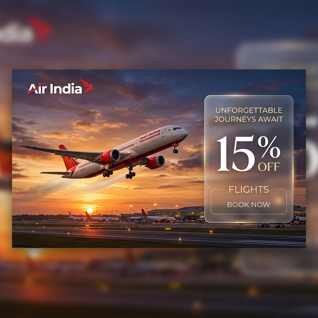 Air India Promotion Background